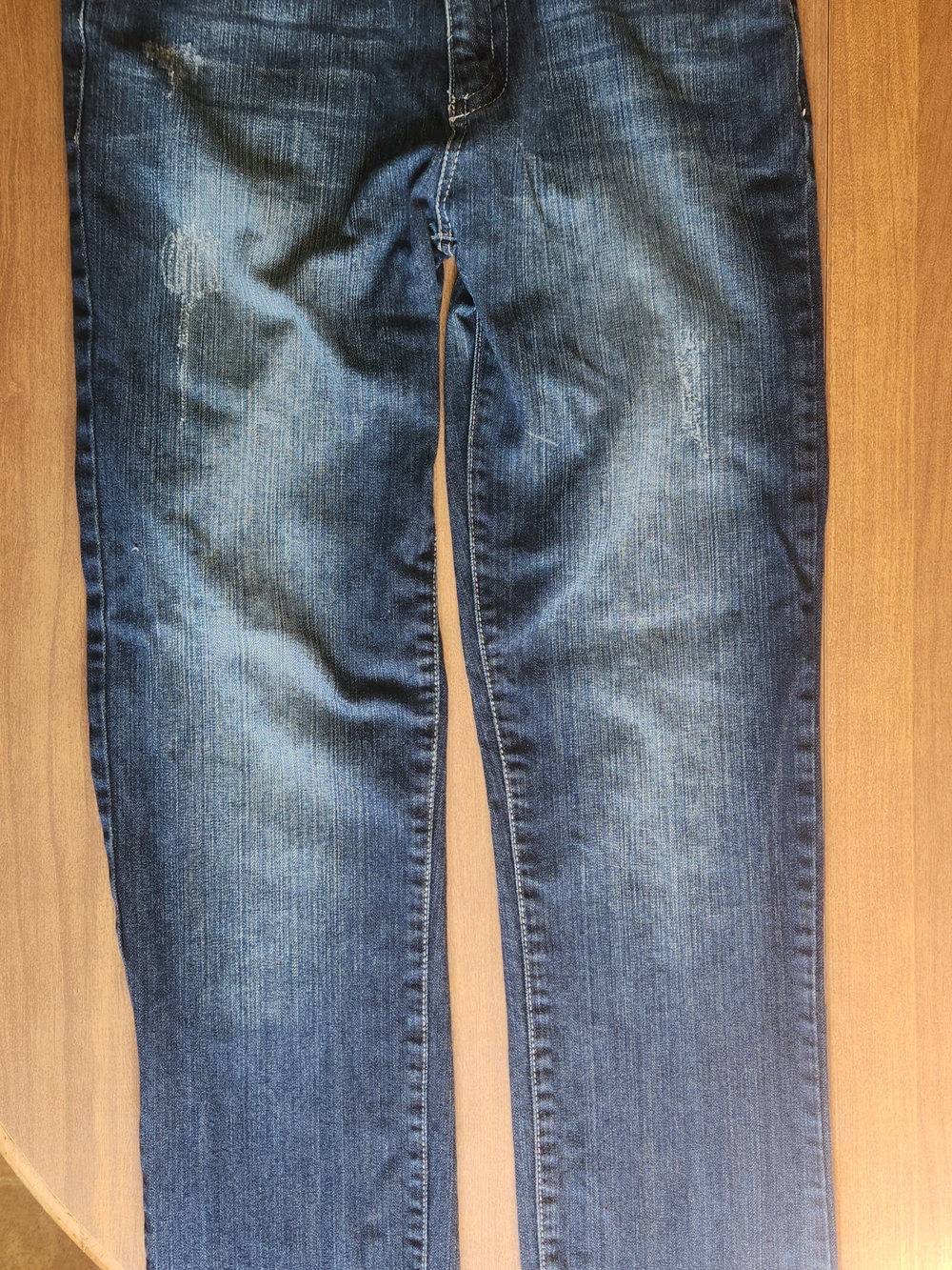 Paper Denim & Cloth Straight Leg Jeans in Blue